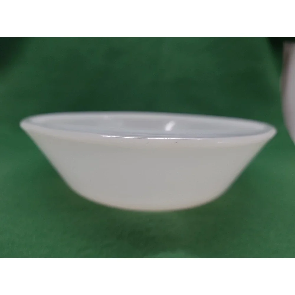 Divided‎ Bake Serving Dish GLASBAKE Milk Glass Oval  J-2352 Measures 8.5x12